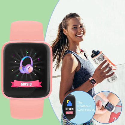 Multifunctional Smart Watch Men Women Bluetooth Connected Phone Music Fitness Sports Bracelet Sleep Monitor Y68 Smartwatch D20